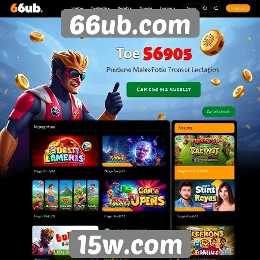 Experiência do usuário no site de jogos 66ub.com